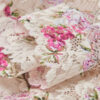 Babydoll med tyll og blonder med Pretty Flowers-trykk