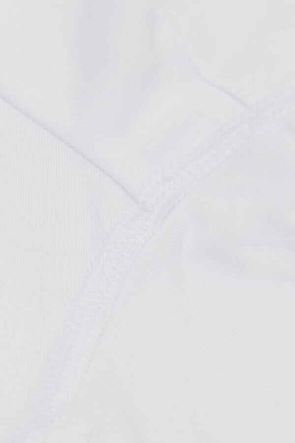 Bomullsboxershorts med synlig elastikk Bomullsboxershorts med synlig elastikk