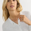 Chic og komfortabel langermet modalbluse med knapper