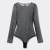 Flirt Fearlessly langermet Lace Bodysuit
