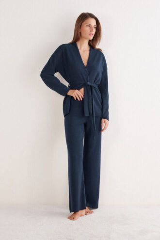 Full lengde palazzo-bukser i 1 kashmir