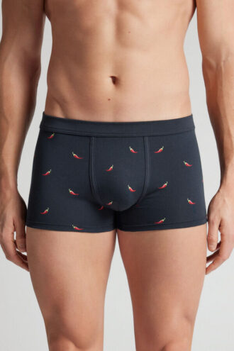 Hot Pepper Print Superior Cotton Boxers