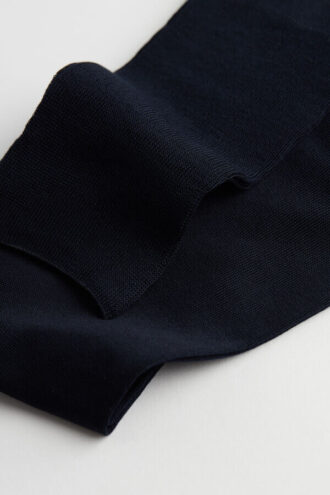 Høye sokker i egyptisk bomullssatin