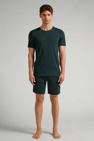 Kort pyjamas i førsteklasses bomull