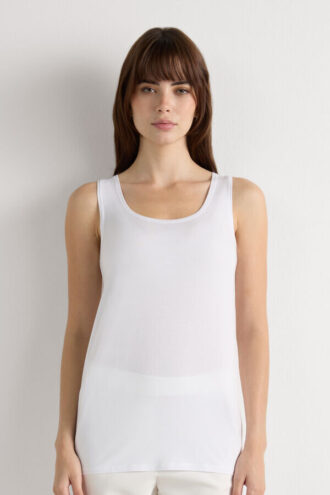 Lang mikromodal tank-top