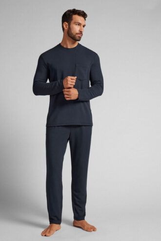 Lang pyjamas i myk modal