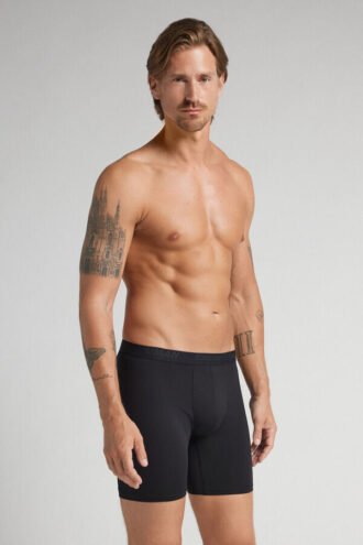 Lange mikrofiberboxershorts