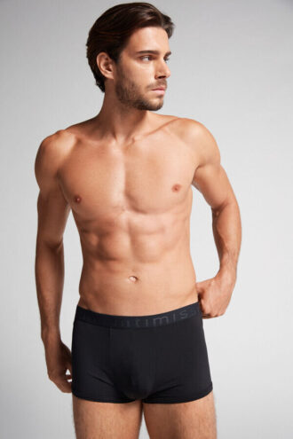 Mikrofiber-boxershorts med logo