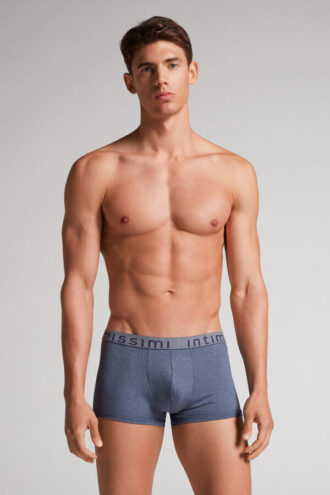 Mikrofiber-boxershorts med logo