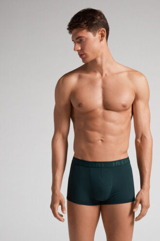 Mikrofiber-boxershorts med logo