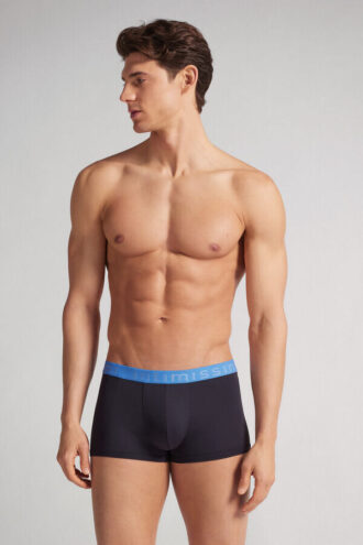 Mikrofiber-boxershorts med logo