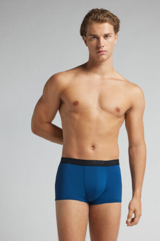 Mikrofiberboksershorts med logo