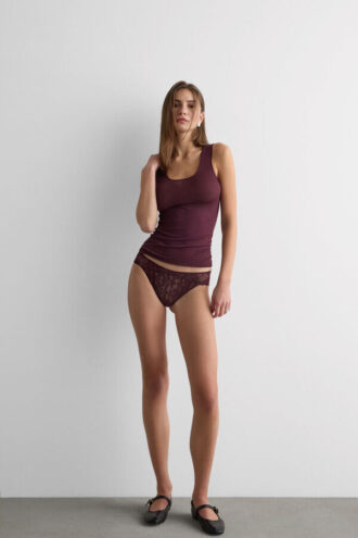 Modal Cashmere Ultralight Wide-Shoulder Top