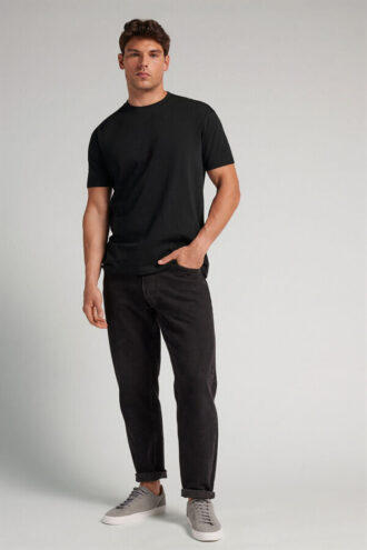 Muskel-T-skjorte i bomull