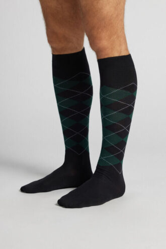 Myke bomullssokker til knærne