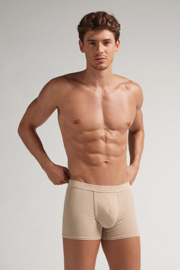 Naturlige, friske bomullsboxershorts Naturlige, friske bomullsboxershorts
