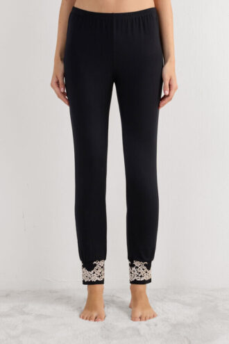 Pretty Flowers modalbukser i full lengde med mansjetter