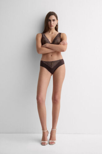 Pretty Flowers sømløse bomullstruser