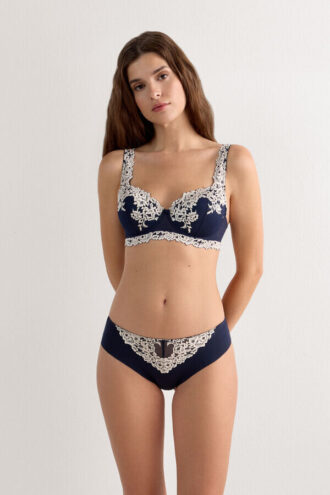 Pretty Flowers sømløse bomullstruser