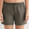 Pure Linen Shorts i lin