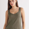 Pure Linen Tank Top i lin