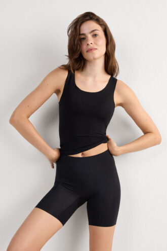 Raw Edge sømløse bomullsshorts