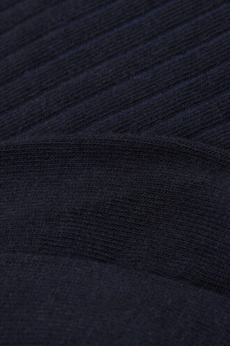 Ribbede korte sokker i myk bomull