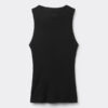 Ribbet tank-top i superior bomull