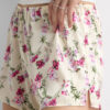 Silkeshorts med Pretty Flowers-trykk
