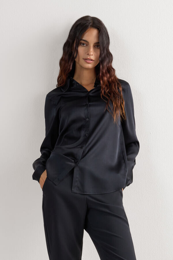 Silkeskjorte Silkeskjorte