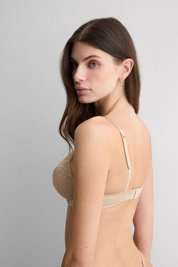 Silky Flowers Denise silke- og blonderbalconette-bh Silky Flowers Denise silke- og blonderbalconette-bh