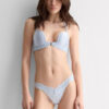 Silky Flowers Monica Push-up-bh i silke og blonder