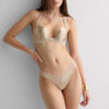 Silky Flowers Monica Push-up-bh i silke og blonder