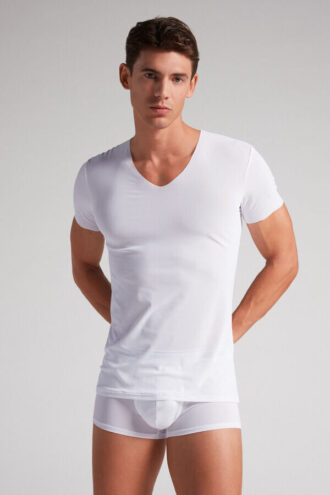 Sømløs topp i mikromesh