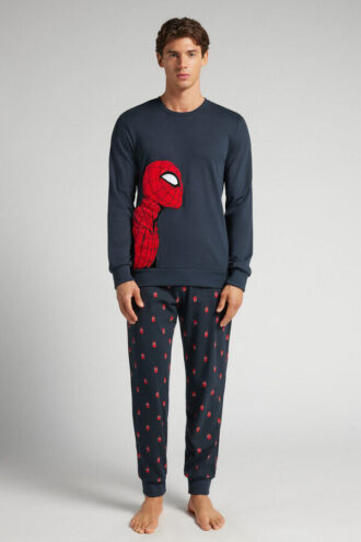 Spider-Man Marvel lang pyjamas i bomull