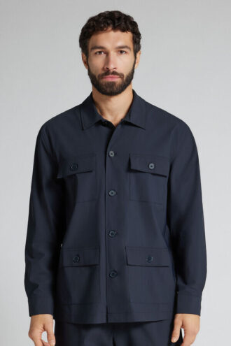 Strykefri safari-jakke