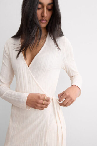 Sweet Pointelle-morgenkåpe