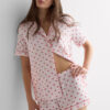 The Love Club Modal Button Up Short Pajamas