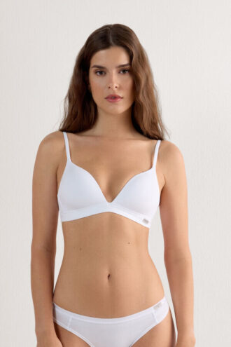 Tiziana trekant-BH i bomull