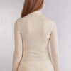 Turtleneck-top i modal light med kashmir lame
