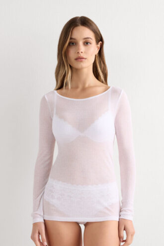 Ultranaturlig med kashmir Langermet topp